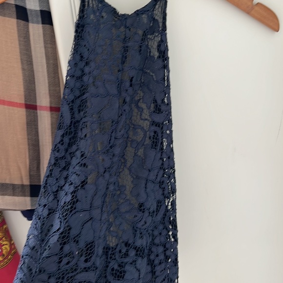 Zara Navy Blue Halter Top Blouse - Picture 4 of 9